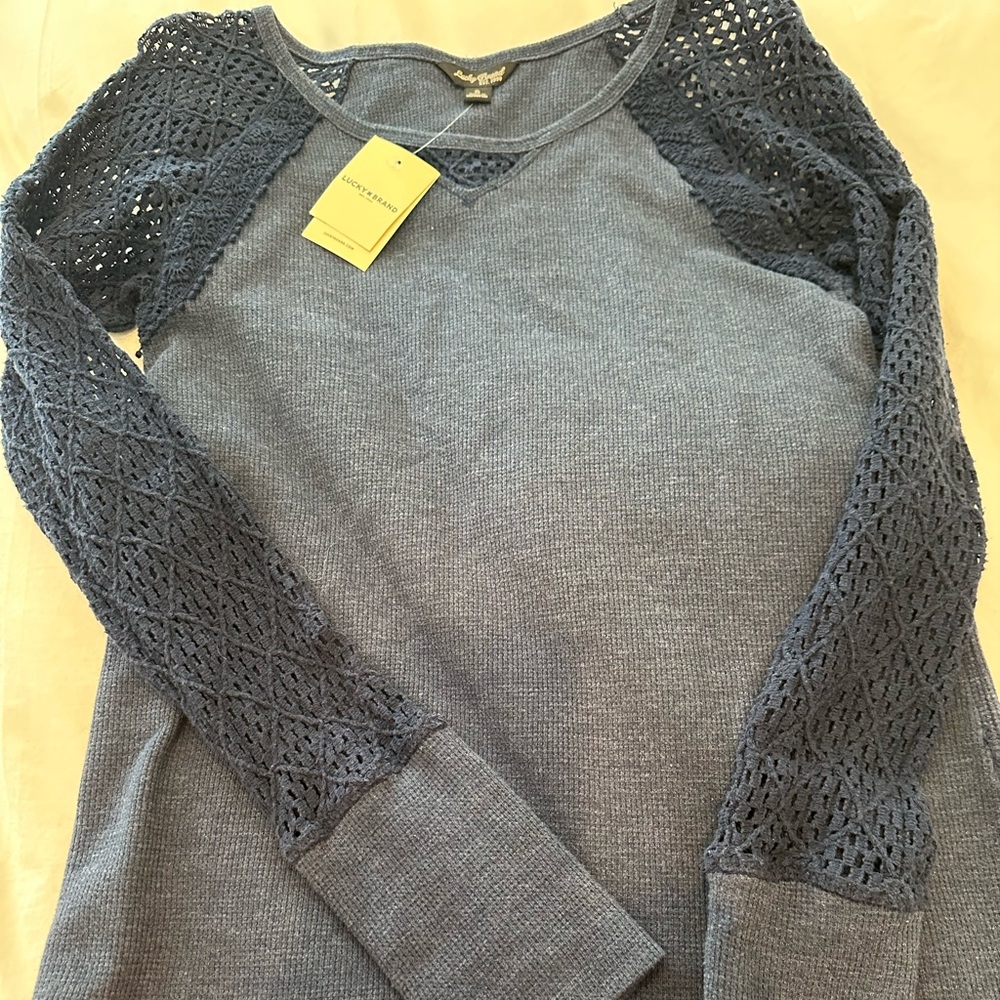 Lucky Navy Top